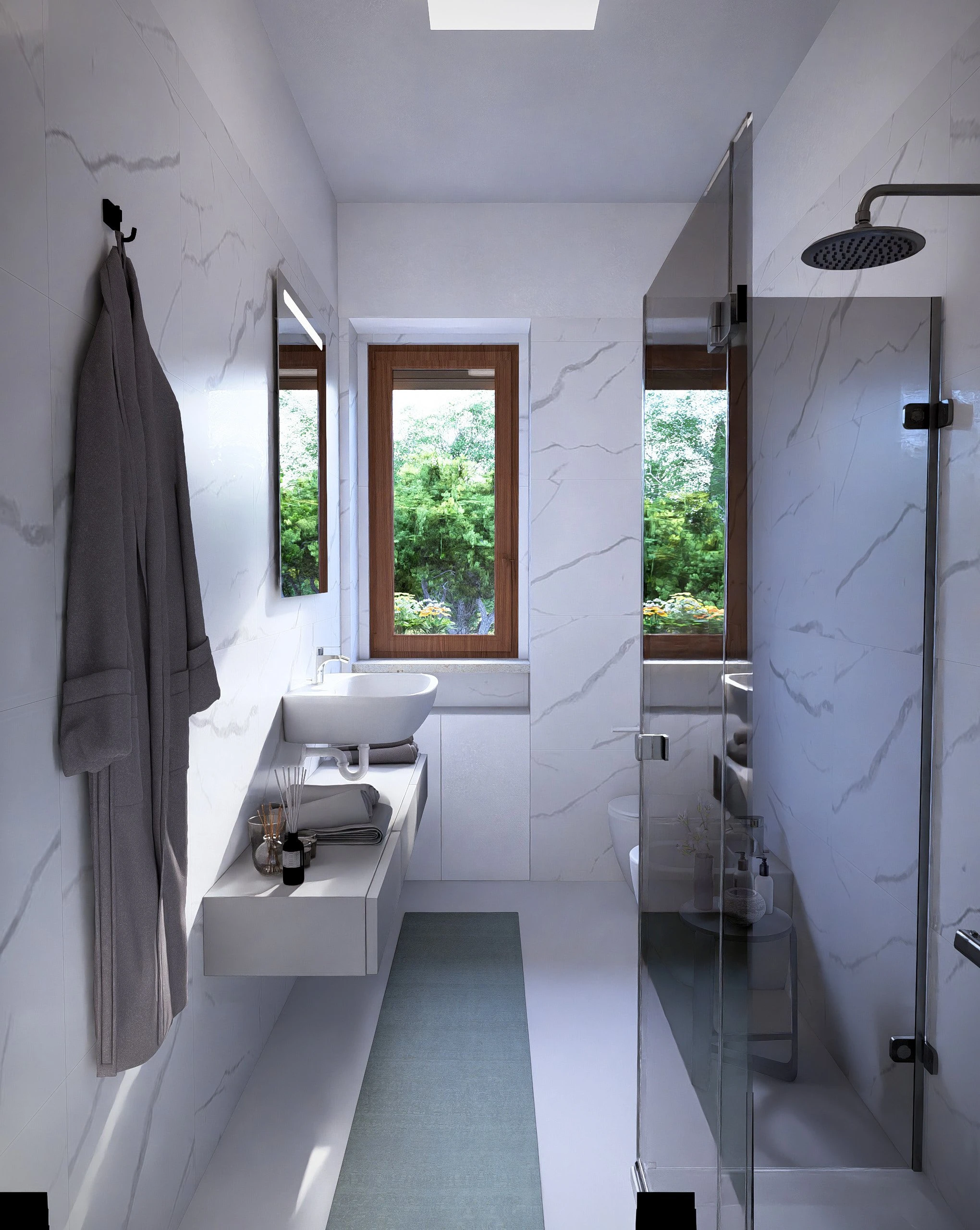 BAGNO BILOCALE VIA MONTOGGIO 31