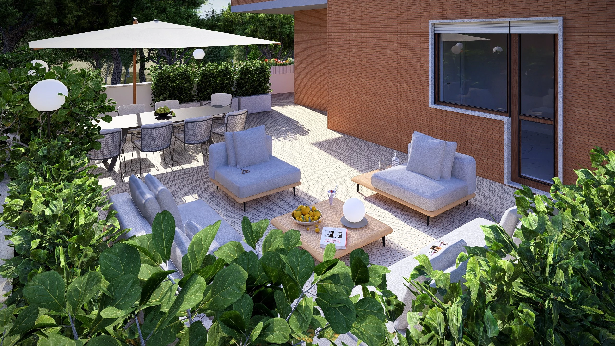 TERRAZZO TRILOCALE VIA MONTOGGIO 31